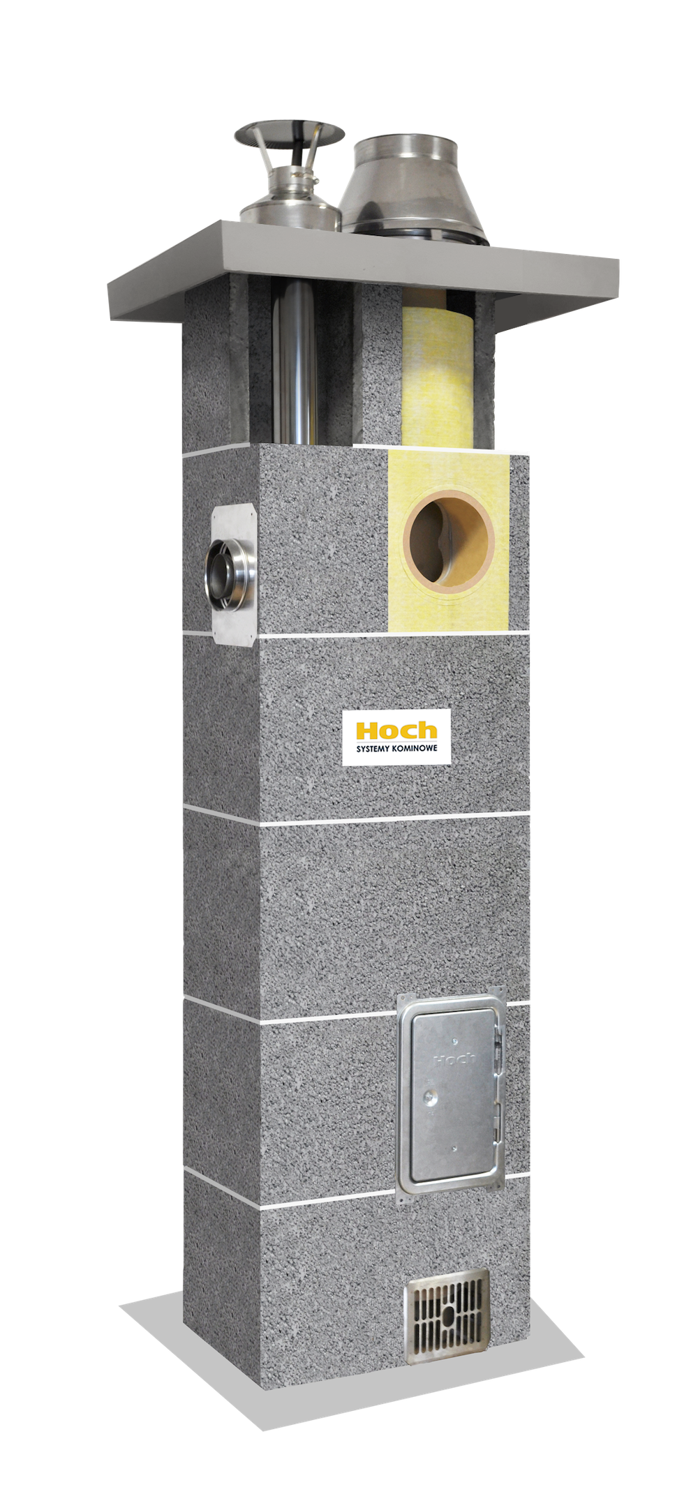 HOCH Keramiskais Dūmvads UNIVERSĀLS (divi dūmvadi vienā blokā)