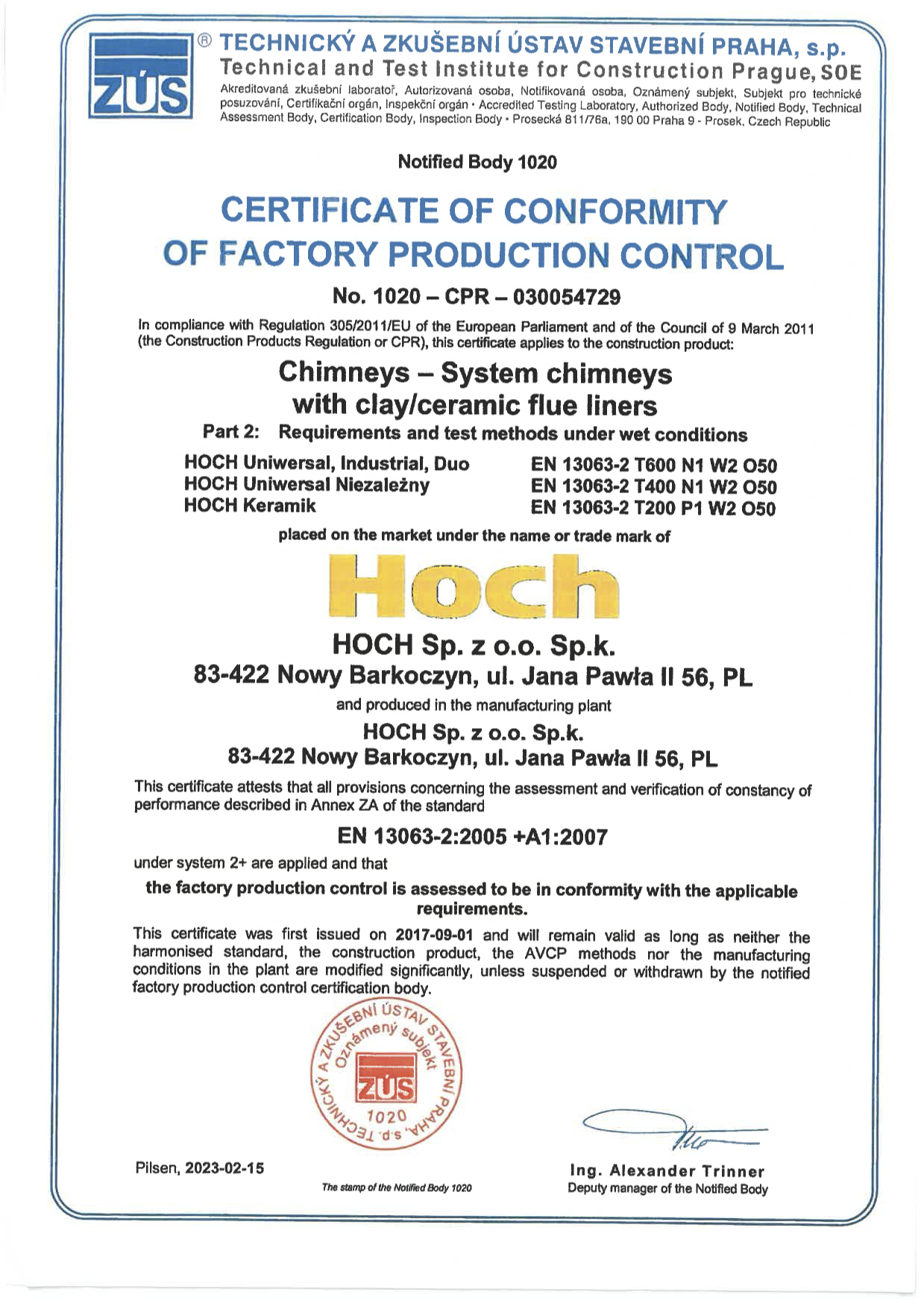 Atbilstības sertifikāti