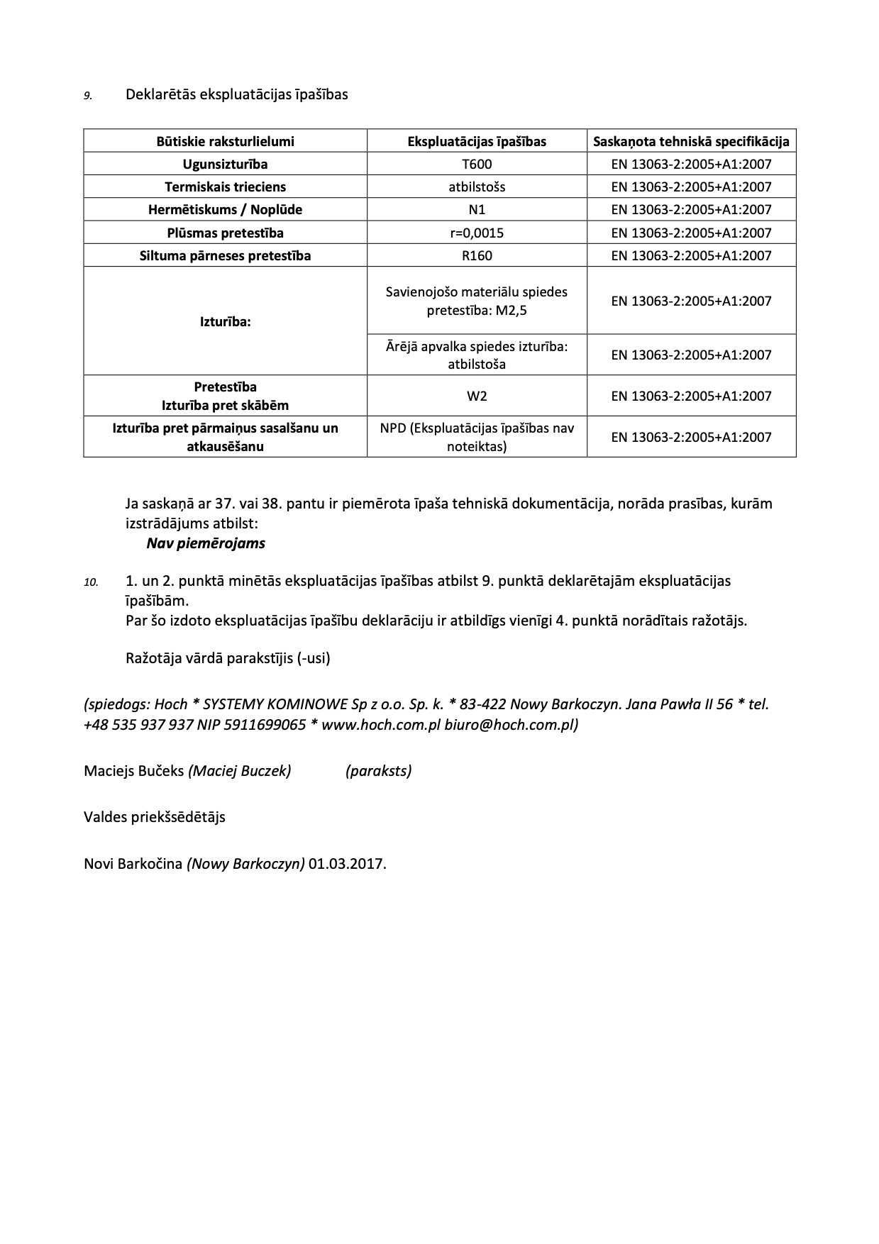 Atbilstības sertifikāti